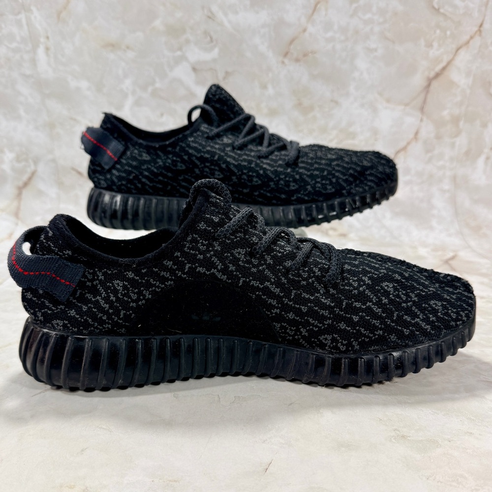 Yeezy Boost 350 Pirate Black 2015 Size 8.5 B26596 Authentic Rare Kanye West OG